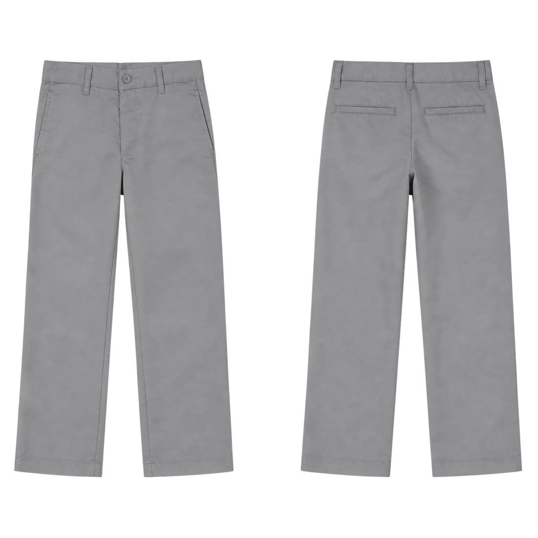 Pantalón escolar de vestir en color gris